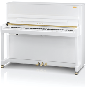 Kawai K300 Aures 2 Acoustic Upright Piano White Polish