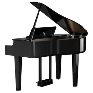 Roland GP6 Mini Grand Digital Piano Polished Ebony Standard Package