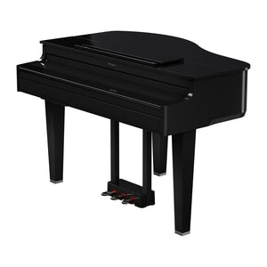 Roland GP6 Mini Grand Digital Piano Polished Ebony Standard Package
