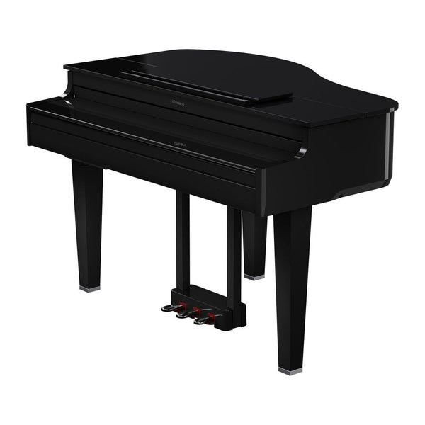Roland GP6 Mini Grand Digital Piano Polished Ebony Standard Package
