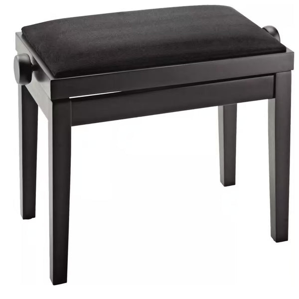 Berkeley RPB1BK Adjustable Piano Bench Satin Black