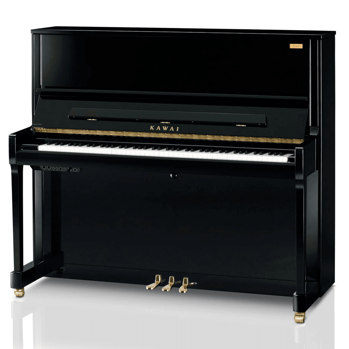 Kawai K600 Aures 2 Upright Piano Polished Ebony