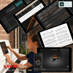 Kawai K600 Aures 2 Upright Piano Polished Ebony