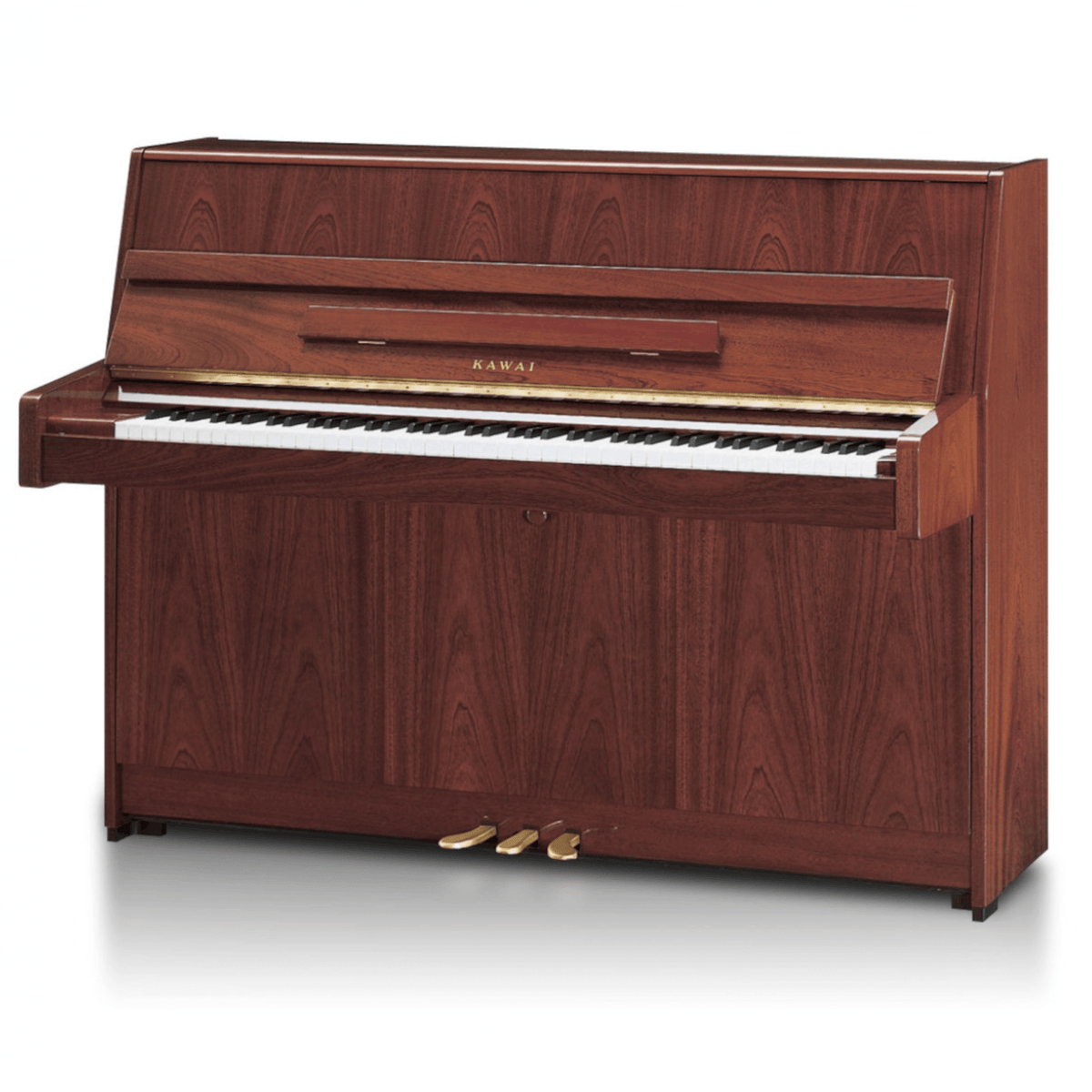 Kawai K15 Acoustic Upright Piano Polished Mahogany