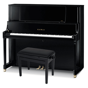 Kawai K-700 Upright Piano Polished Ebony