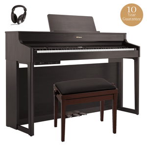 Roland HP702 Concert Class Digital Piano Standard Package Dark Rosewood