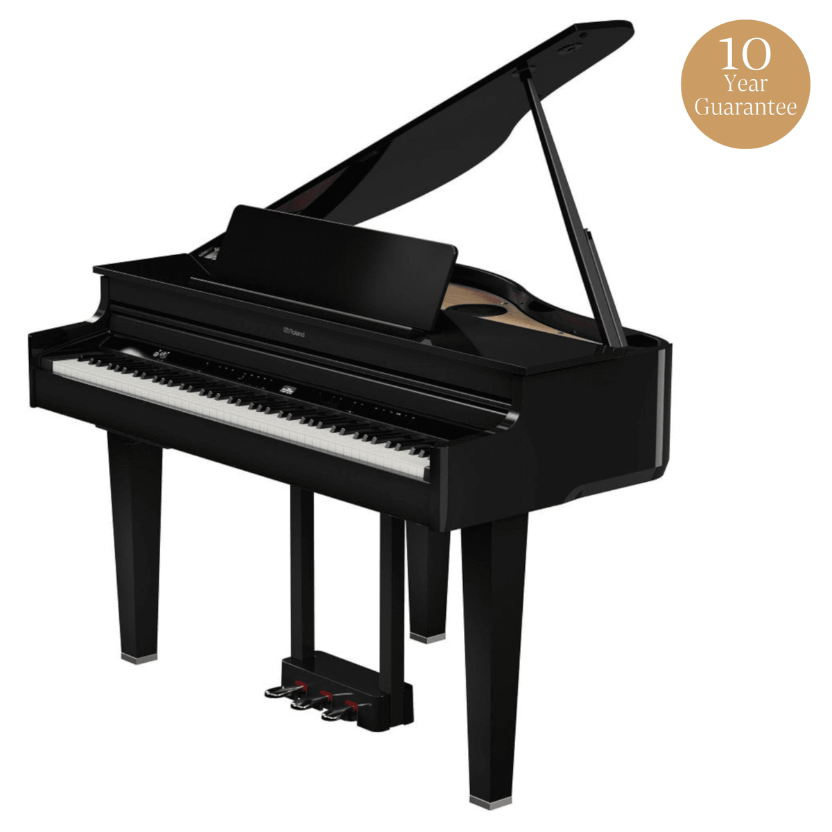 Roland GP6 Mini Grand Digital Piano Polished Ebony