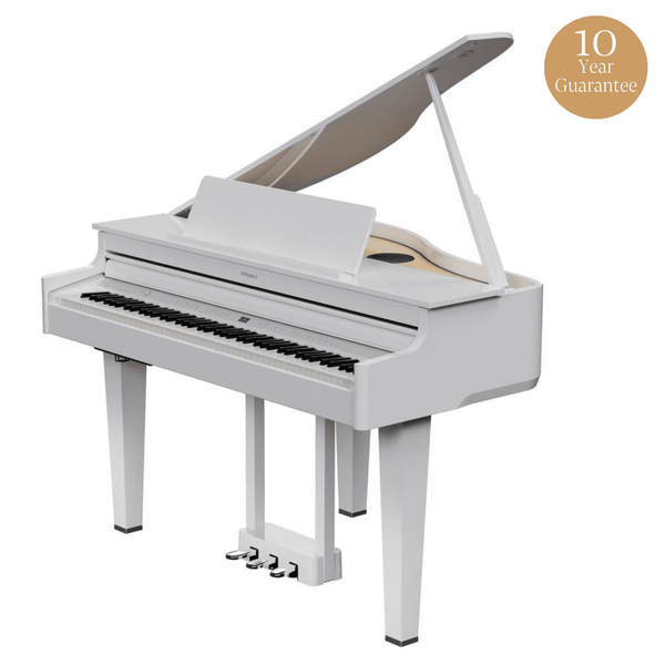 Roland GP6 Mini Grand Digital Piano Polished White