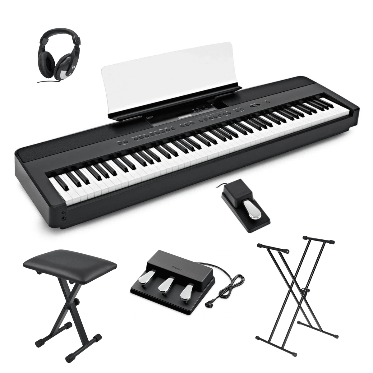 Kawai ES520 Digital Piano Plus Package Black