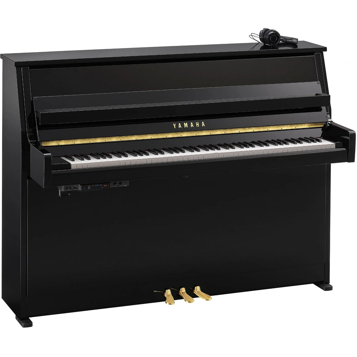 Yamaha B10SC3 Silent Upright Acoustic Piano Polished Ebony