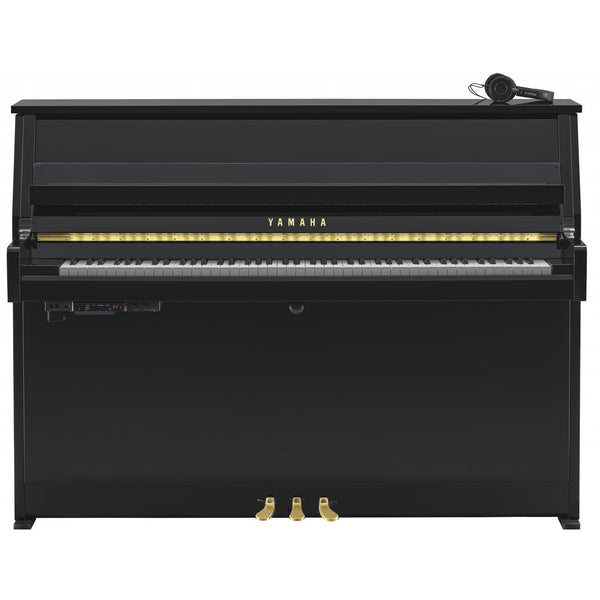 Yamaha B10SC3 Silent Upright Acoustic Piano Polished Ebony