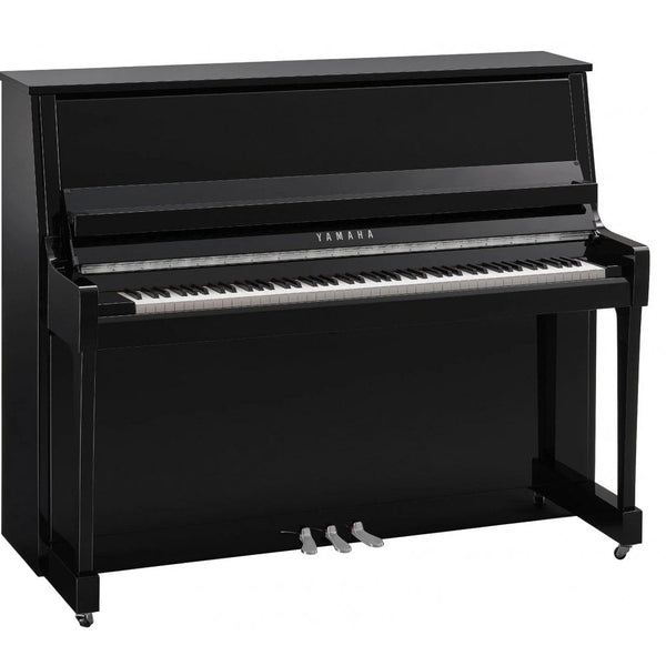 Yamaha B30 PEC Upright Acoustic Piano Polished Ebony With Chrome Fittings