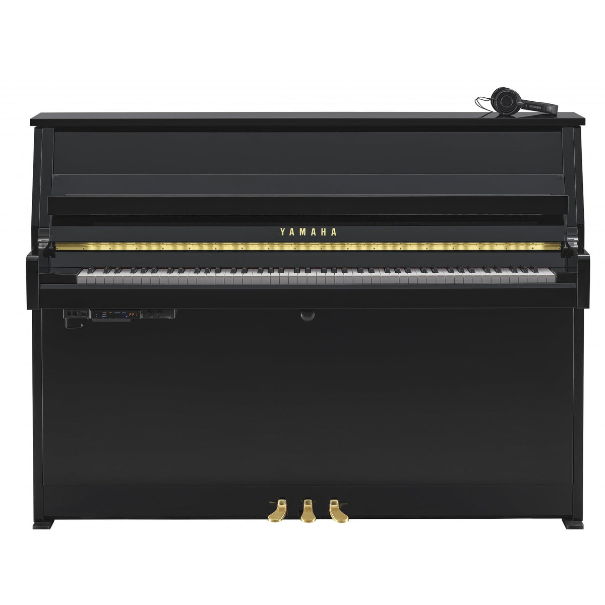 Yamaha B10TC3 PE TransAcoustic Upright Piano Polished Ebony