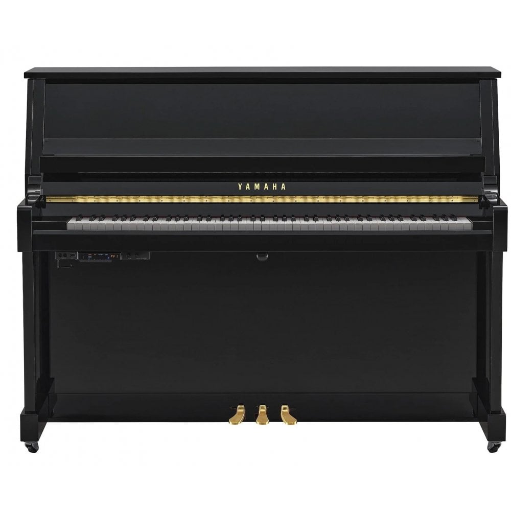 Yamaha B20TC3 PE TransAcoustic Upright Piano Polished Ebony