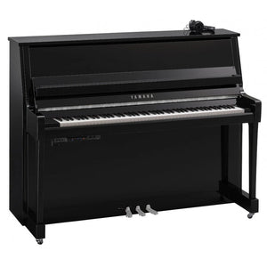Yamaha B20TC3 PEC TransAcoustic Upright Piano Polished Ebony Chrome Fittings