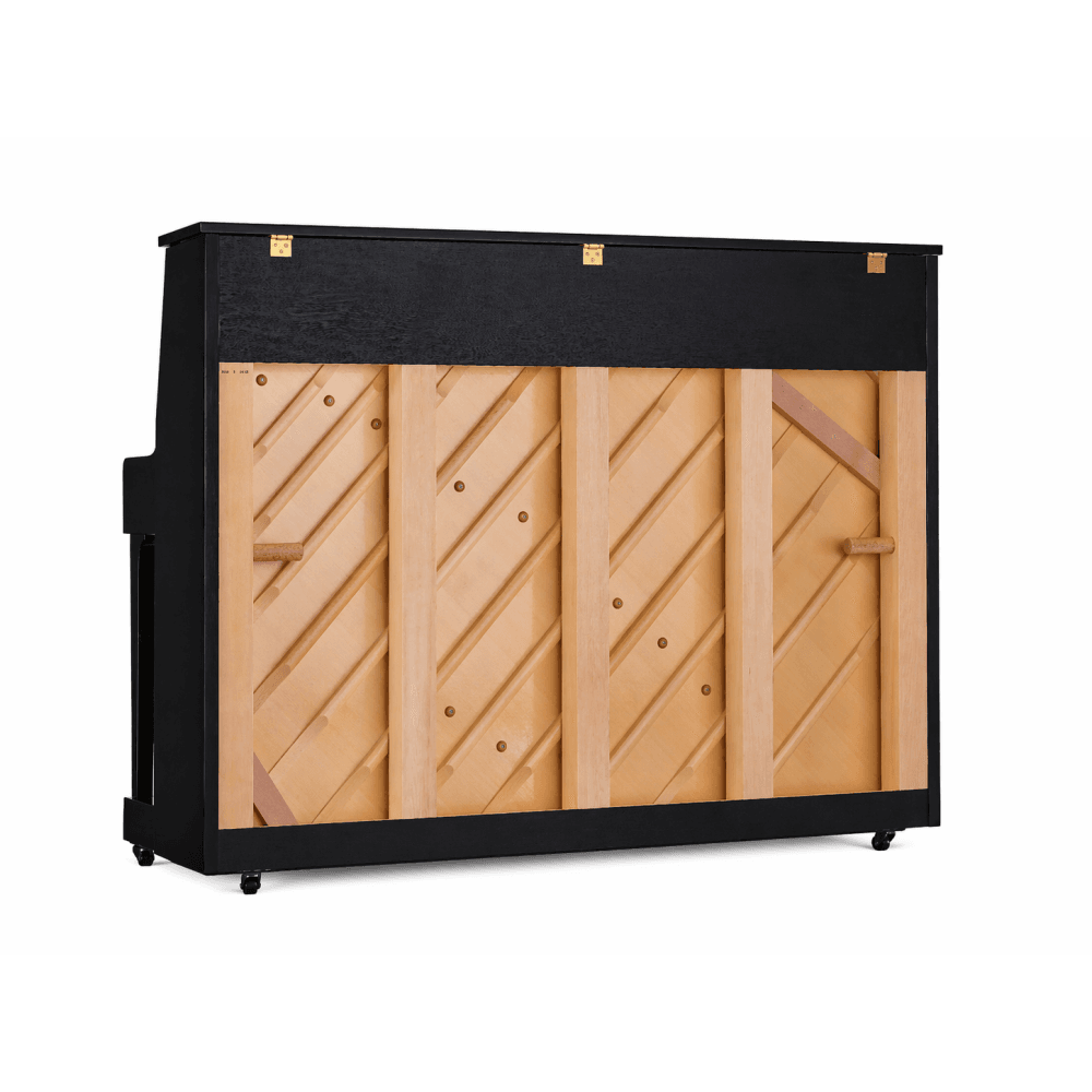 Yamaha B20TC3 PEC TransAcoustic Upright Piano Polished Ebony Chrome Fittings