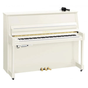 Yamaha B20TC3 PWH TransAcoustic Upright Piano Polished White