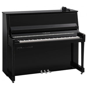 Yamaha B30TC3 PEC TransAcoustic Upright Piano Polished Ebony Chrome Fittings