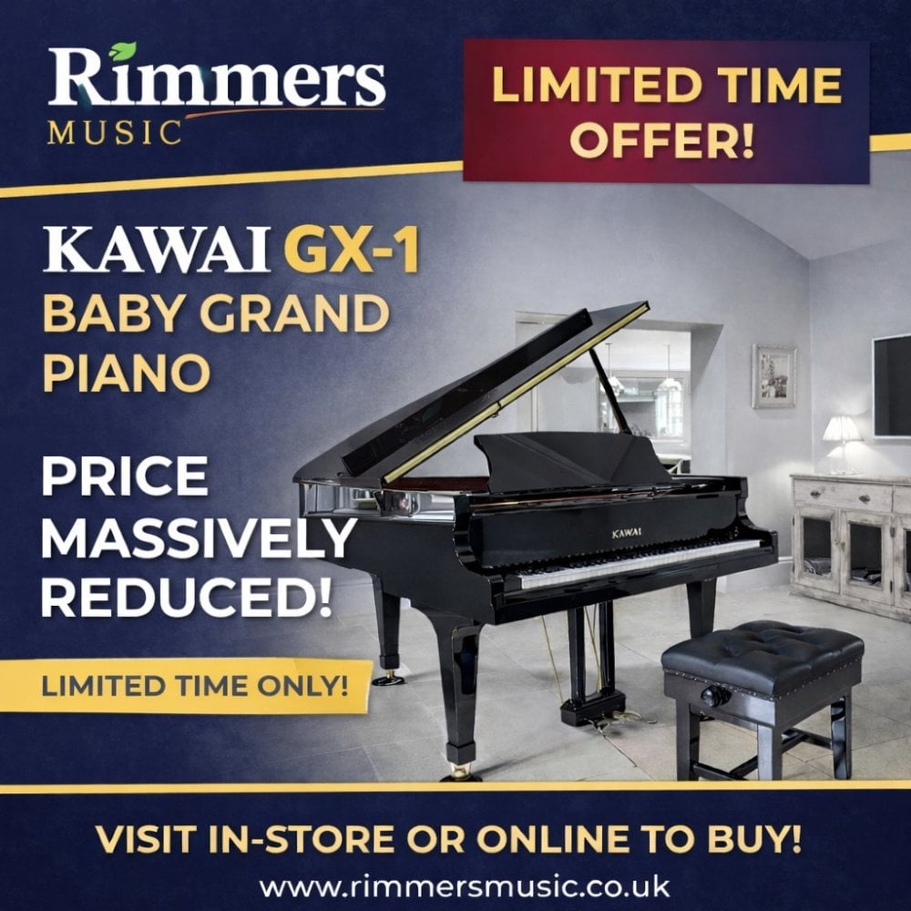 Kawai GX1 Acoustic Grand Piano Polished Ebony