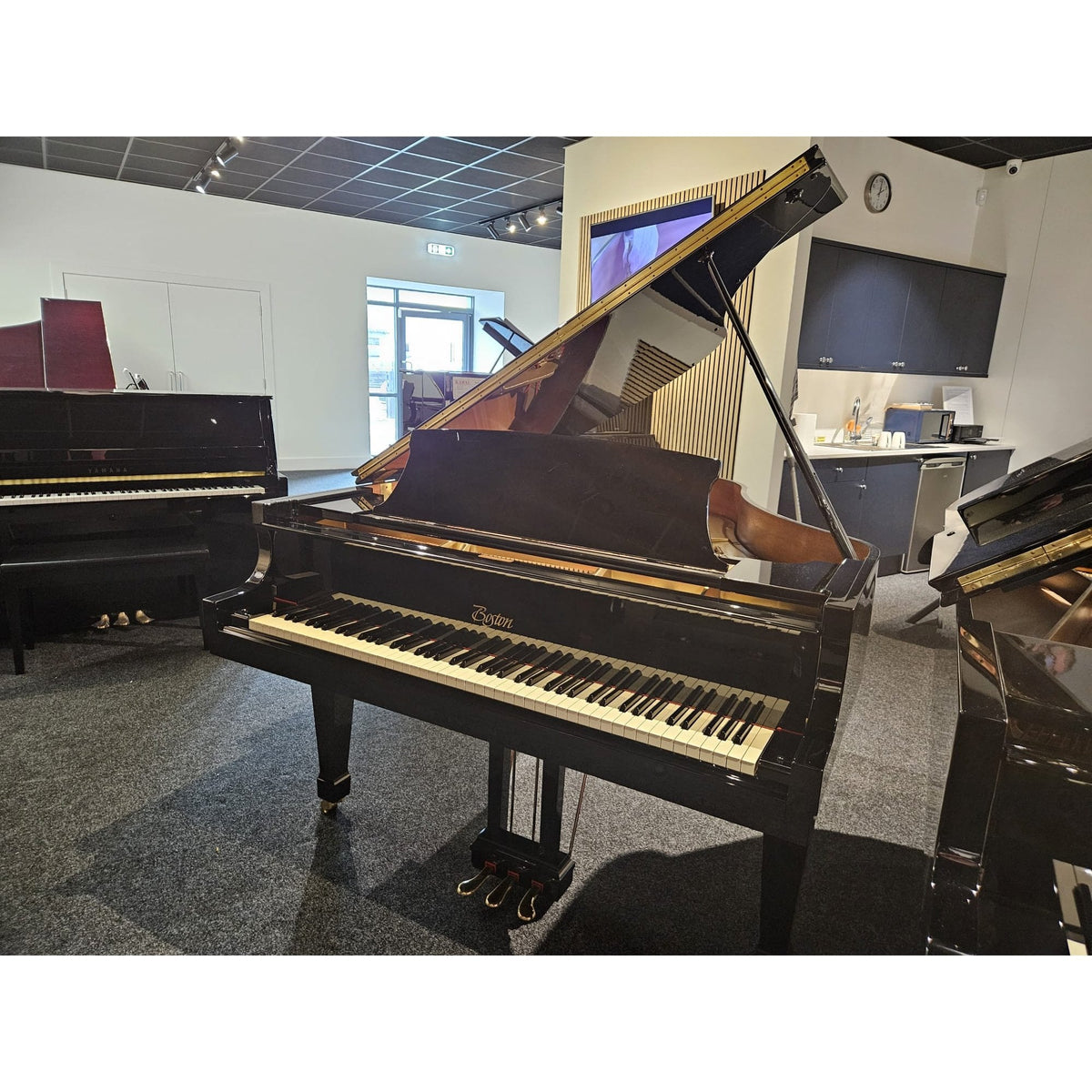 Secondhand Boston GP178 Acoustic Grand Piano Polished Ebony
