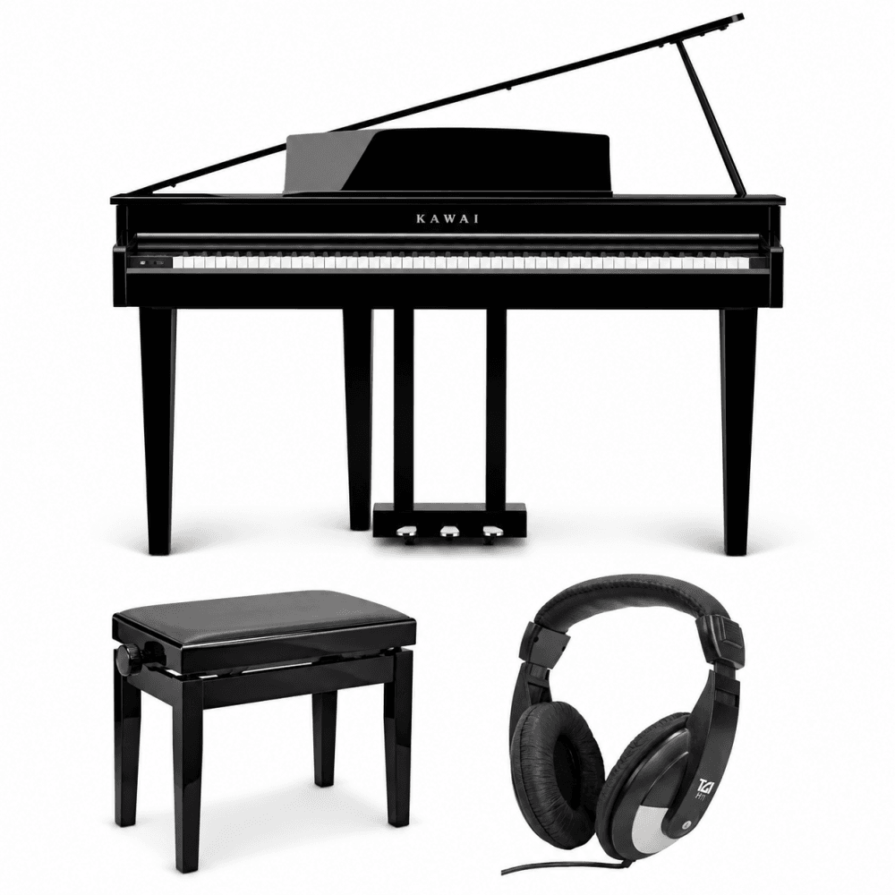 Kawai DG30 Digital Grand Piano Standard Package Polished Ebony