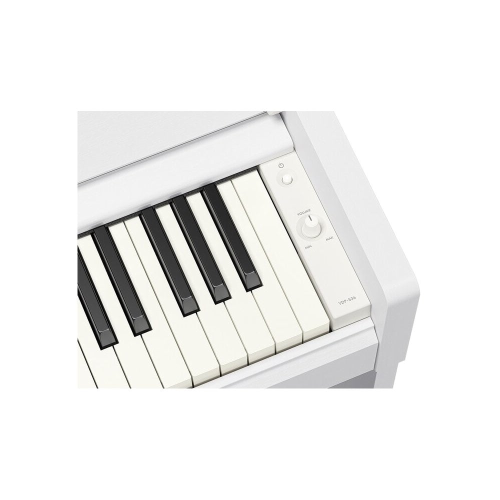 Yamaha YDP S36 Digital Piano Satin White