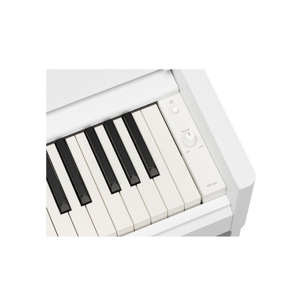 Yamaha YDP S56 Digital Piano Satin White