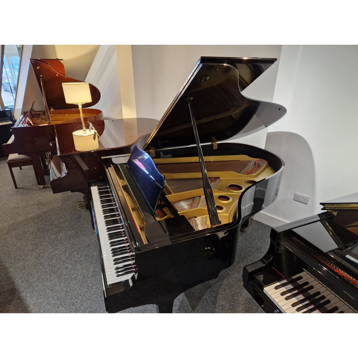 Secondhand Yamaha C3 Polished Ebony Baby Grand Piano