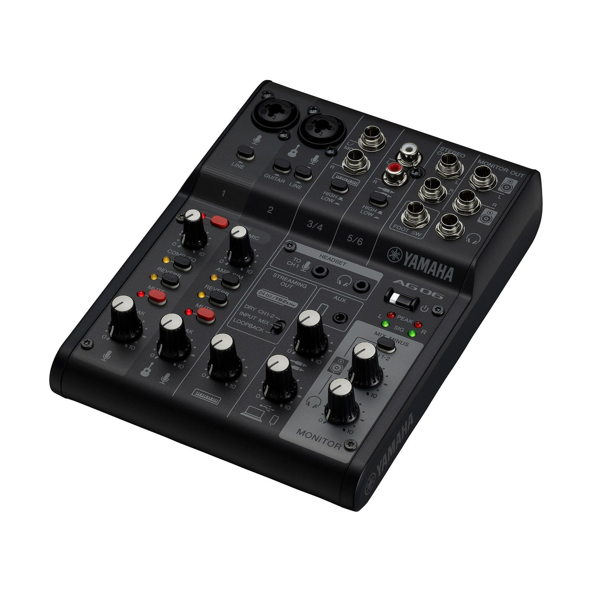 Yamaha AG06MK2 Live Streaming Mixer & USB Audio Interface