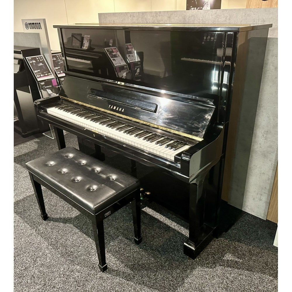 Secondhand Yamaha U3 Upright Acoustic Piano | Polished Ebony | Bankhead Store