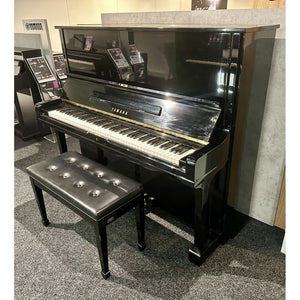 Secondhand Yamaha U3 Upright Acoustic Piano | Polished Ebony | Bankhead Store