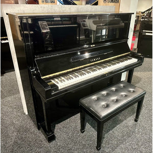 Secondhand Yamaha U3 Upright Acoustic Piano | Polished Ebony | Bankhead Store
