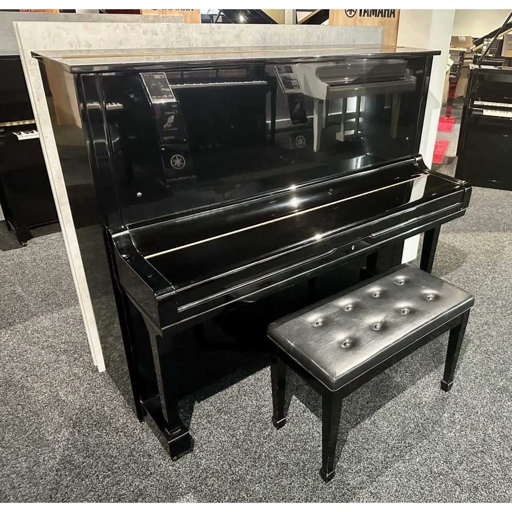 Secondhand Yamaha U3 Upright Acoustic Piano | Polished Ebony | Bankhead Store
