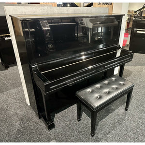 Secondhand Yamaha U3 Upright Acoustic Piano | Polished Ebony | Bankhead Store