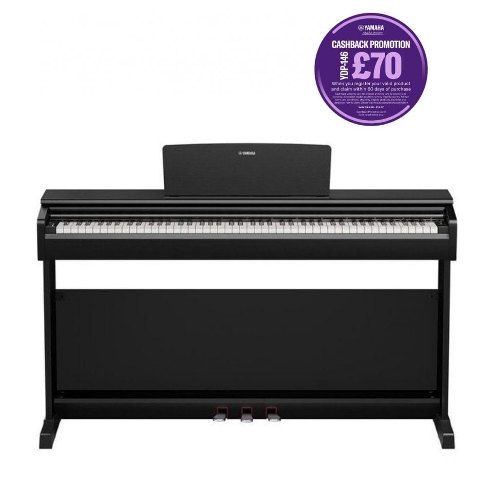 Yamaha YDP146 Digital Piano Satin Black