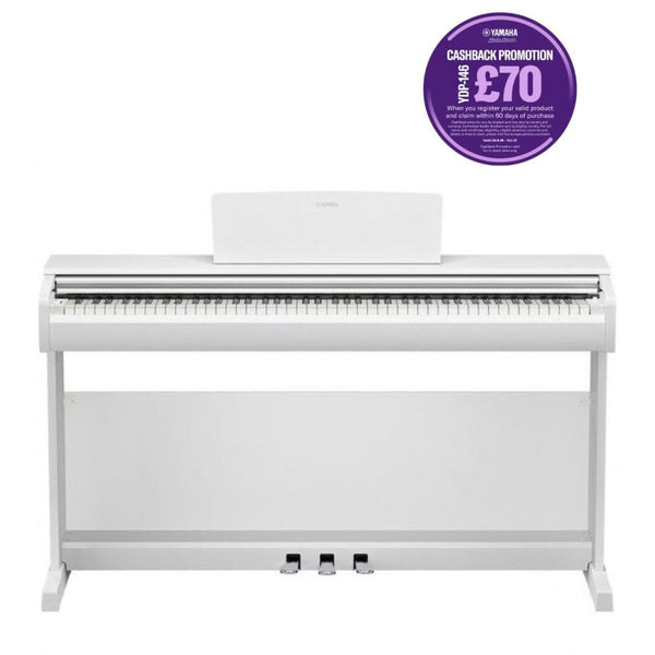 Yamaha YDP146 Digital Piano Satin White