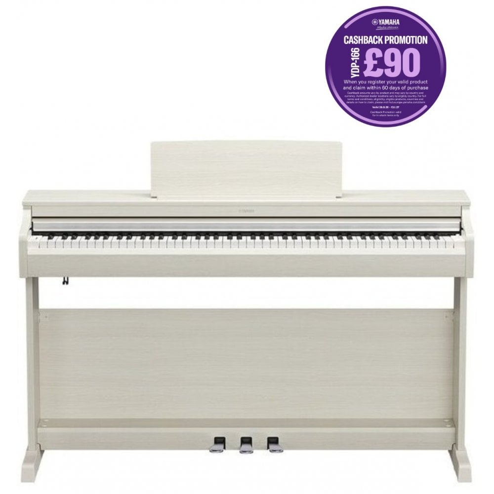 Yamaha YDP166 Digital Piano White Birch