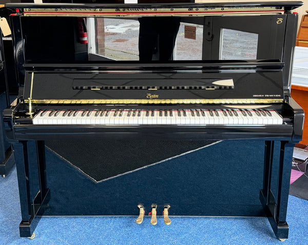 Ex-Lease Boston UP-126 Performance Edition Acoustic Upright Piano Polished Ebony | Bolton Store