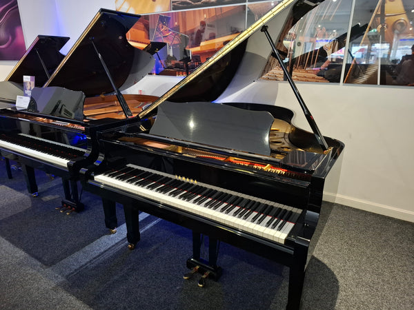 Secondhand Yamaha C5 Acoustic Grand Piano | Polished Ebony | Edinburgh Store