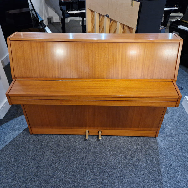 Second Hand Kemble Ambassador Upright Piano - Light Teak | Preston Store