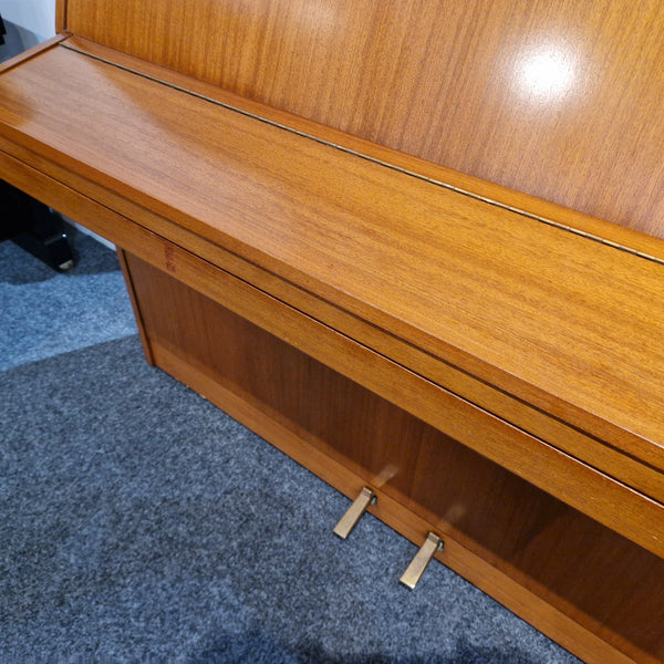 Second Hand Kemble Ambassador Upright Piano - Light Teak | Preston Store