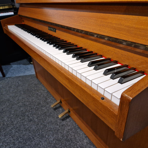 Second Hand Kemble Ambassador Upright Piano - Light Teak | Preston Store