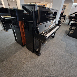 Refurbished Yamaha U3 Upright Piano Polished Ebony - Japan, 1985 | Preston Store