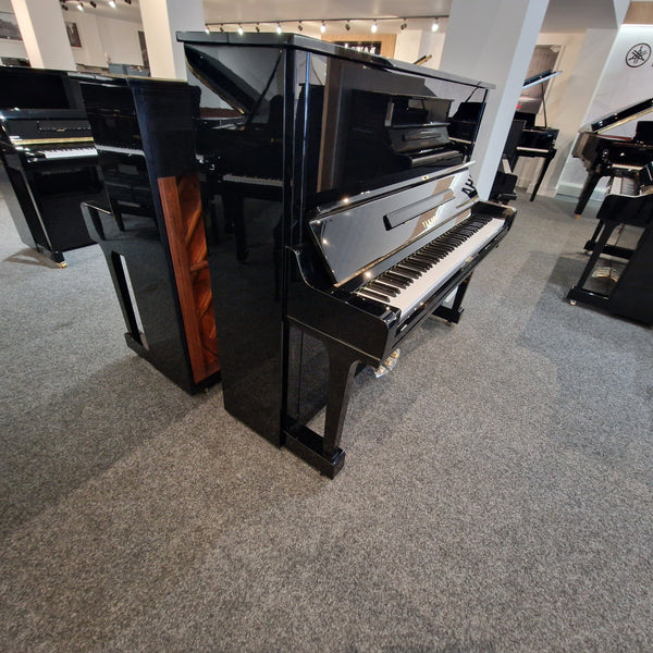 Refurbished Yamaha U3 Upright Piano Polished Ebony - Japan, 1985 | Preston Store
