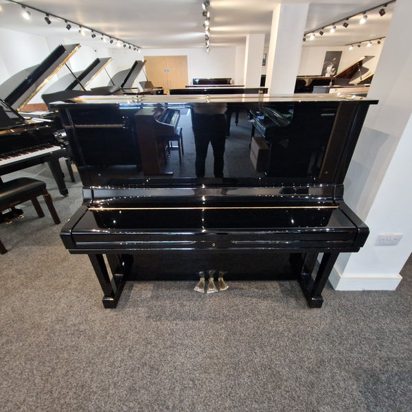 Refurbished Yamaha U3 Upright Piano Polished Ebony - Japan, 1985 | Preston Store