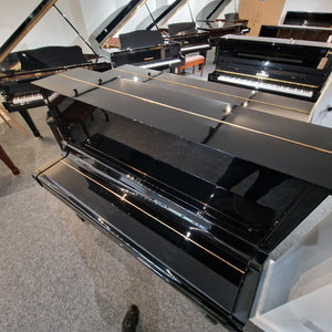 Refurbished Yamaha U3 Upright Piano Polished Ebony - Japan, 1985 | Preston Store