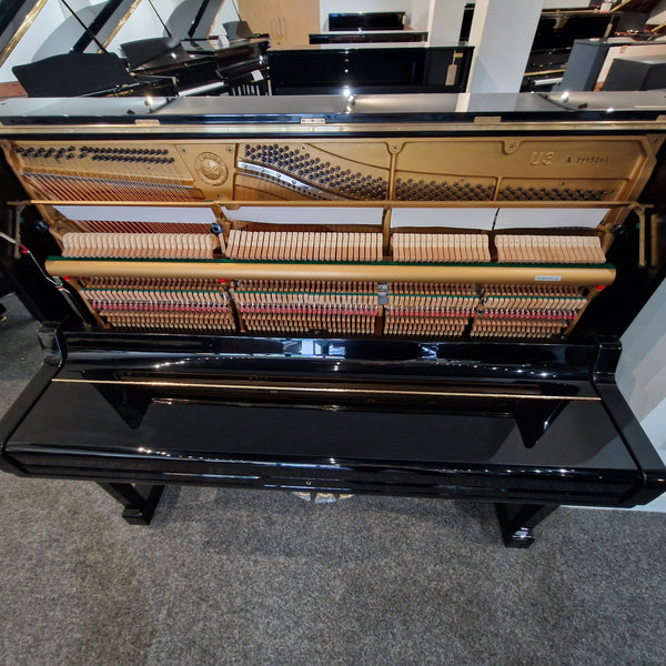 Refurbished Yamaha U3 Upright Piano Polished Ebony - Japan, 1985 | Preston Store