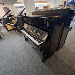 Refurbished Yamaha U1 Upright Piano - Polished Ebony, Japan 1981 | Preston Store