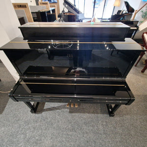 Refurbished Yamaha U1 Upright Piano - Polished Ebony, Japan 1981 | Preston Store