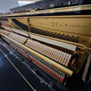 Refurbished Yamaha U1 Upright Piano - Polished Ebony, Japan 1981 | Preston Store